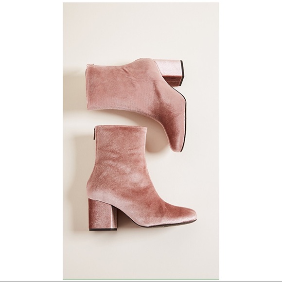 ❤️SIZE 11 Free People Block Heel Booties Pink - Picture 3 of 5